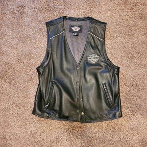 Men's Harley Davidson leather vest